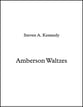 Amberson Waltzes piano sheet music cover